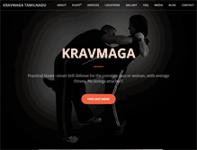 Tablet Screenshot of kravmagatamilnadu.com